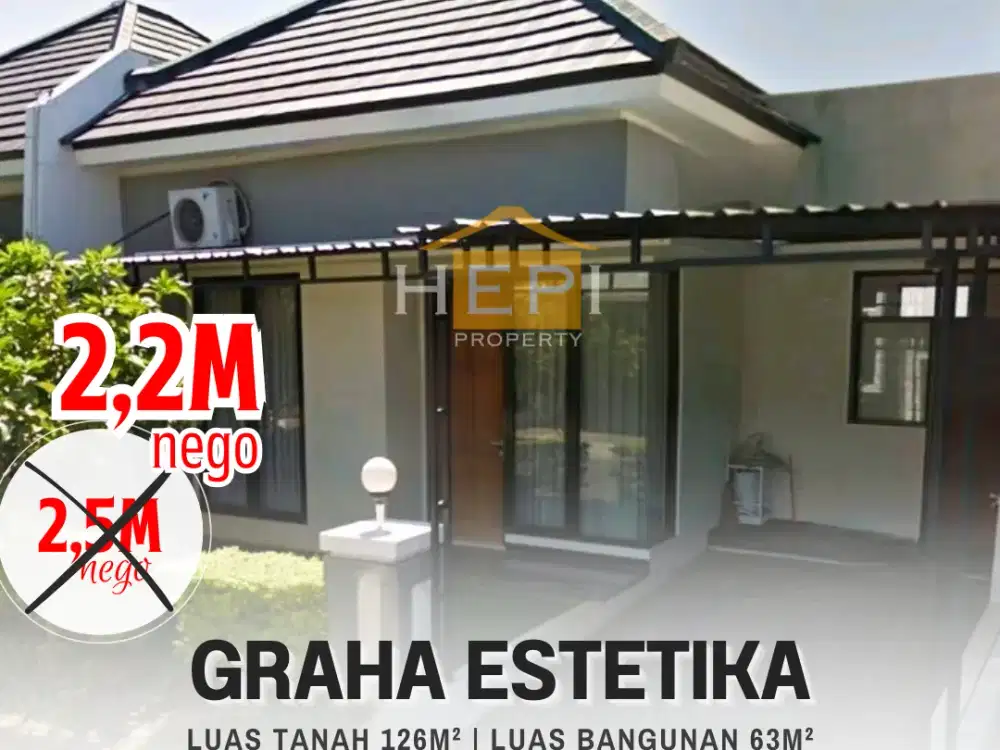 Dijual Rumah Perumahan Graha Estetika Banyumanik Semarang