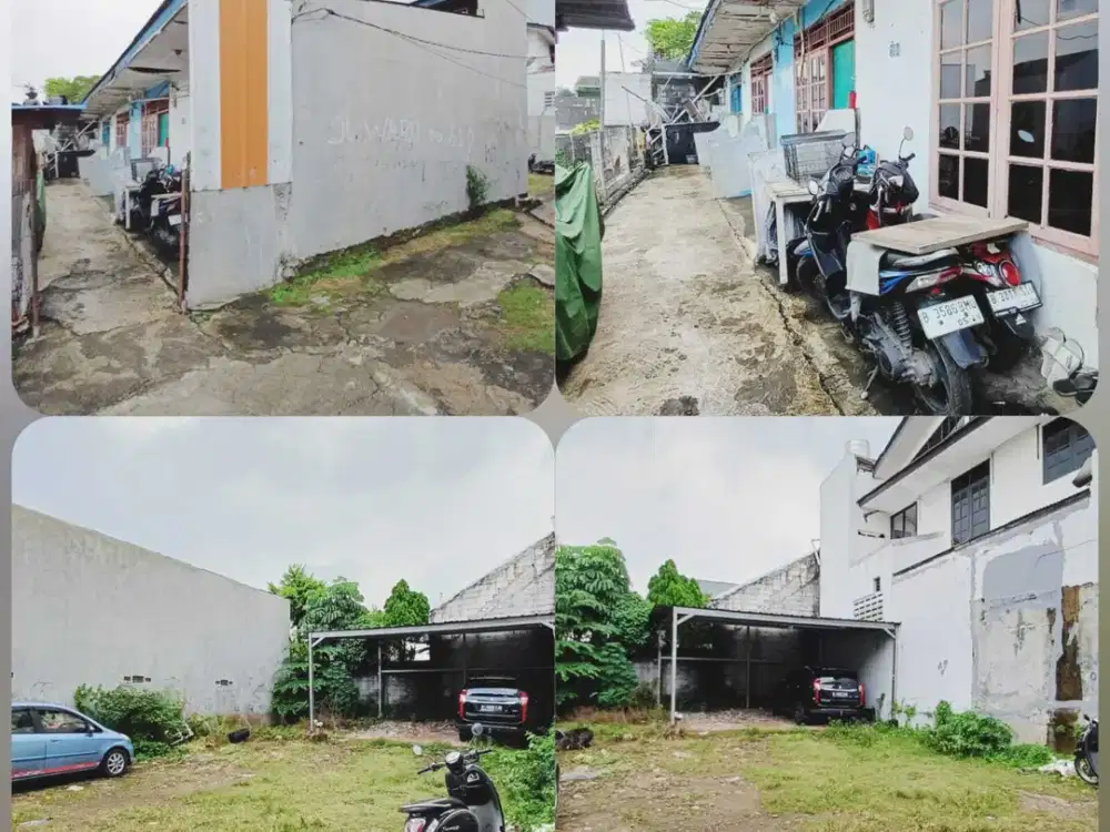 Dijual kontrakan dan tanah dekat tol jatiwaringin