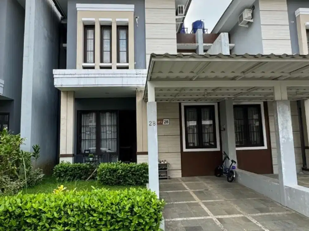dijual rumah full furnish selangkah ke tol bogor