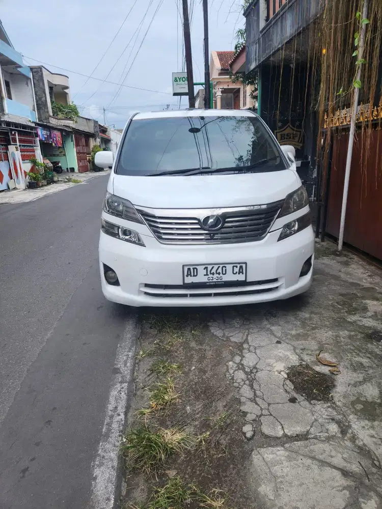 TYT Velfire build up japan ter irit  2.4 AD Solo Pajak On