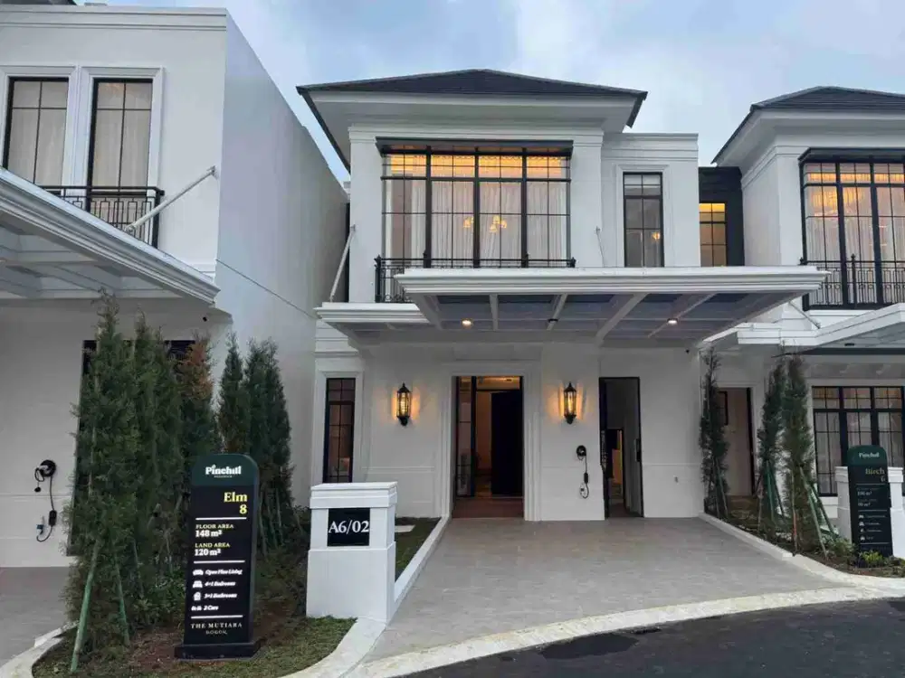 rumah baru dan elite di kawasan pemerintahan bogor