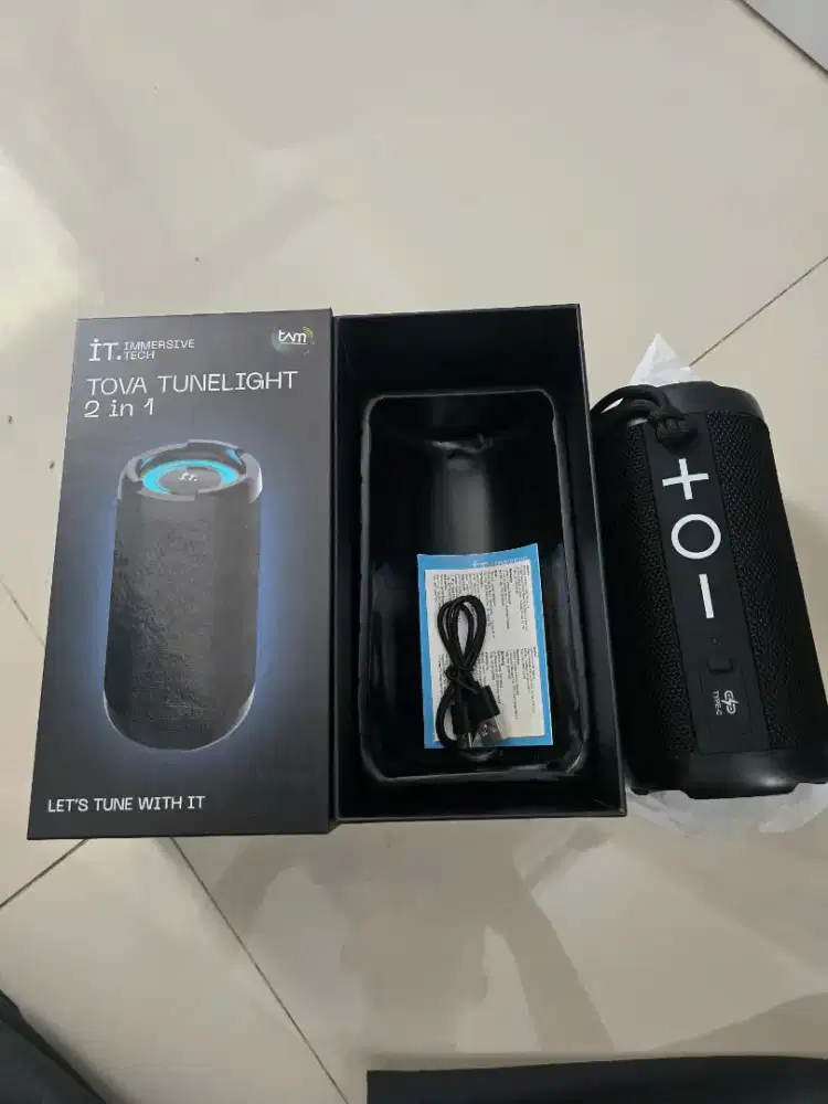 Tova tune light 2 in 1 speaker bluetooth sangar