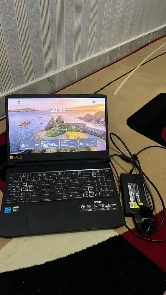 Laptop Gaming Acer Nitro 5 Nego Mulus (Sudah Upgrade Ram)