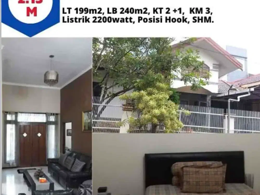 Jual Rumah Cepat Lokasi Sangat Stategis di Bukit Sari