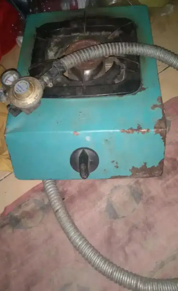 Kompor Satu Tungku Merk Rinnai + Regulator