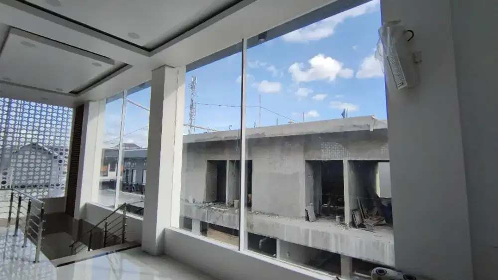 Kaca film bening transparant kacafilm untuk penguat safety kaca besar