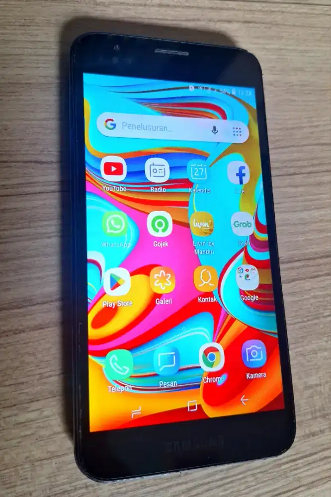 Samsung Galaxy A2 Core SM-A260G Blue Biru Metalik Normal Android 8.0