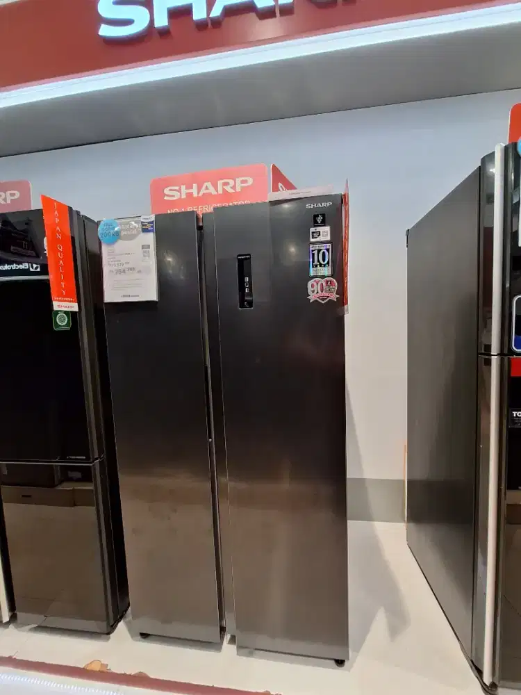 CUSS BUNGA 0% CREDIT KULKAS SHARP DP 0%