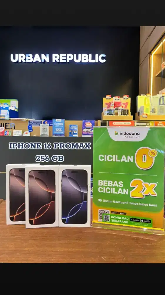 CICILAN IPHONE 16 PM 256 GB