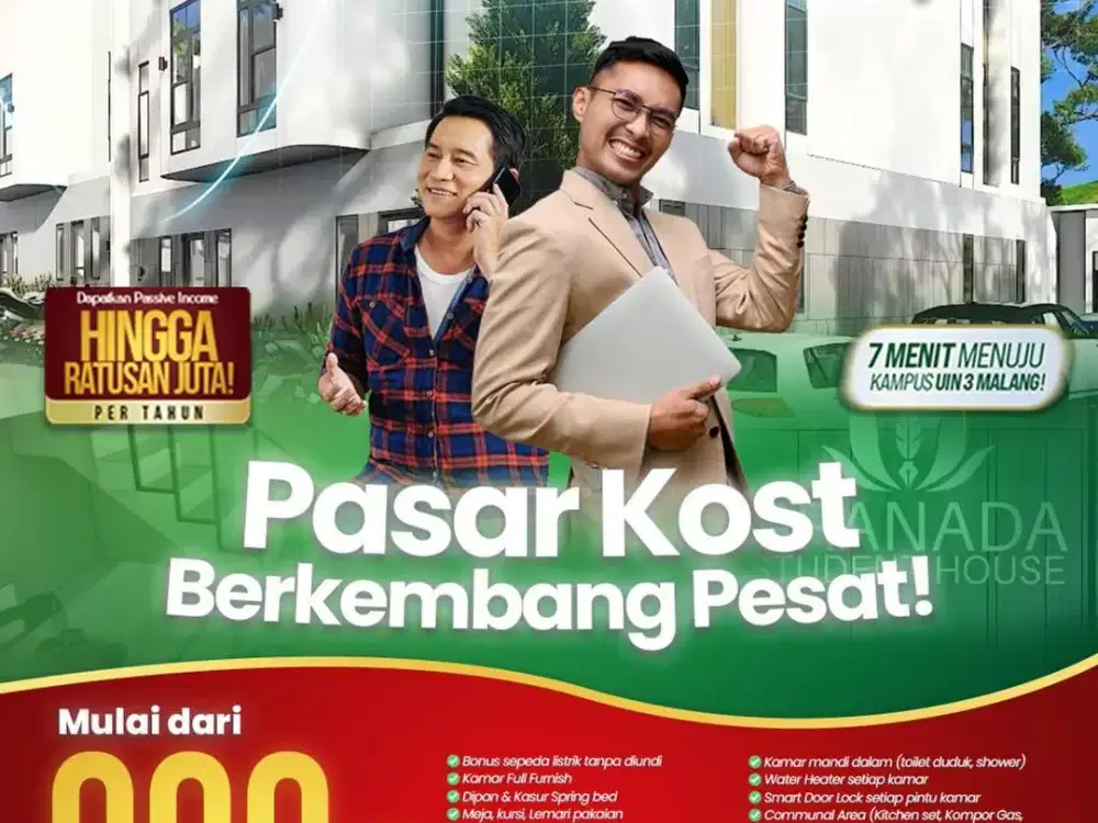 di jual rukos dekat dengan berbagai temapt tujuan anda seperti uin umm unisma dinoyo