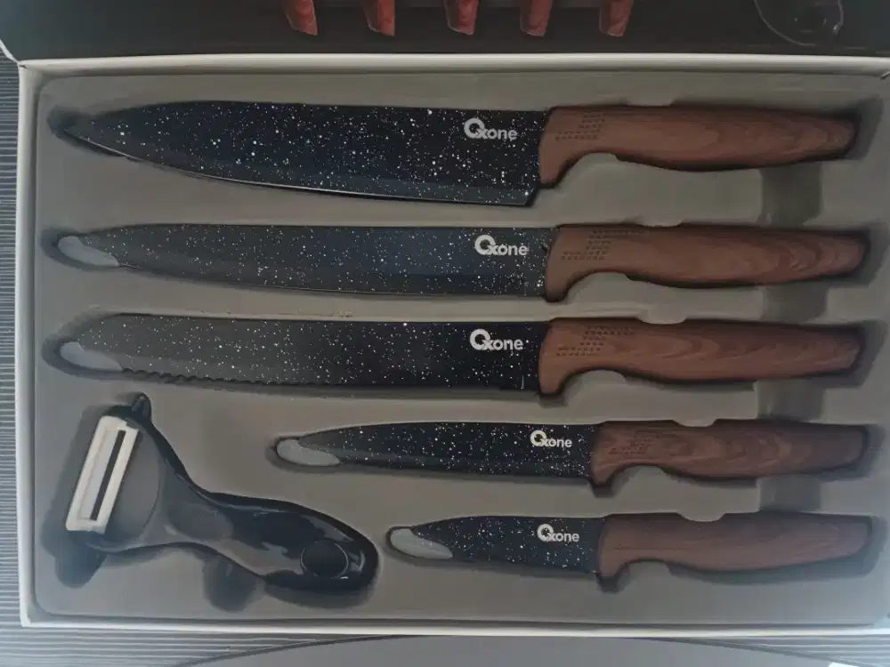 Set Pisau Dapur Oxone (belum pernah dipakai)