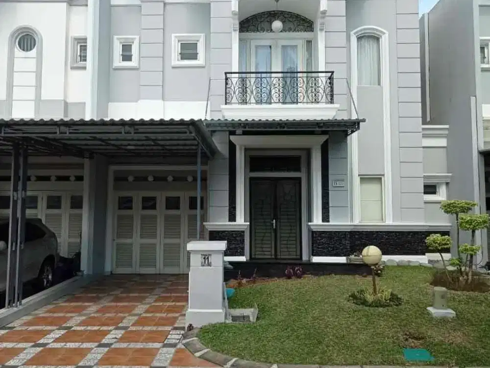 DISEWAKAN RUMAH CLUSTER EMERALD PHG GADING SERPONG SIAP HUNI