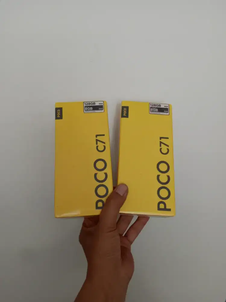 Poco C71 4+4/128 Garansi resmi selama 15bln