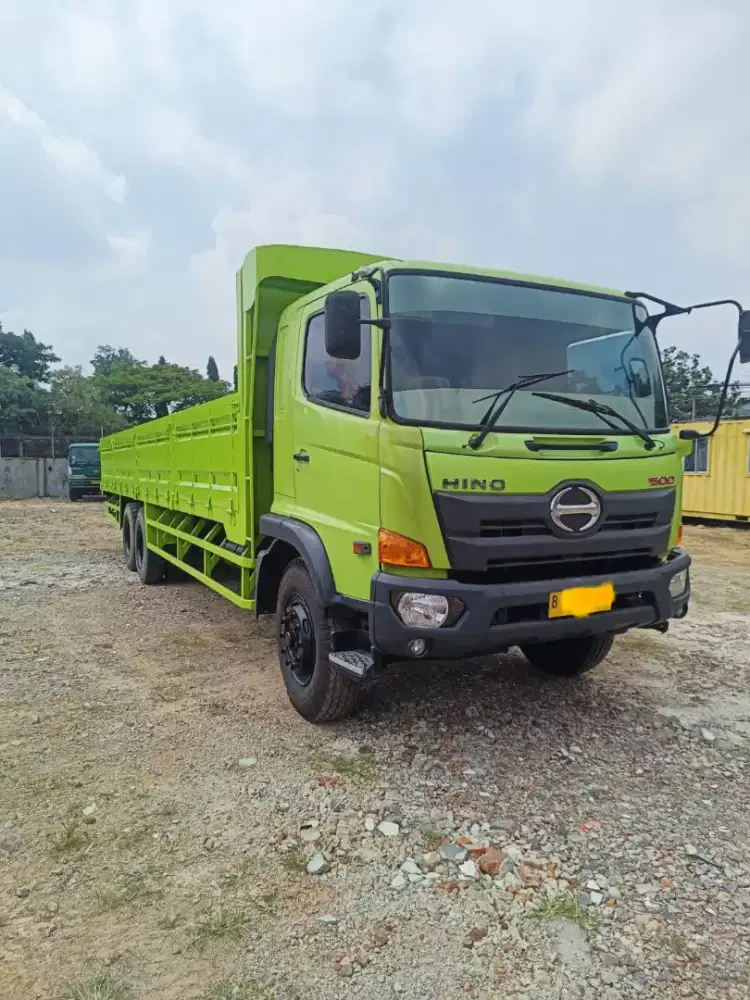 HINO LOHAN FM260JW ASLI LONG 6X4 BAK TRIWAY TRONTON ISTIMEWA SEKALI