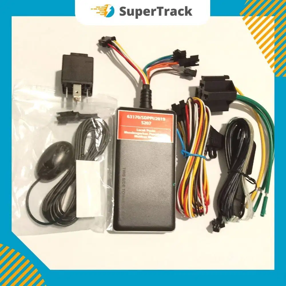 Alat Canggih GPS Tracker Supertrack untuk kendaraan Motor, Mobil, Truc