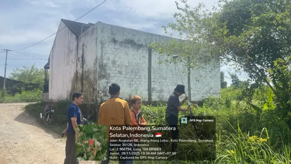 Dijual Tanah Palembang Hook untuk Rumah SHM 2 kavling murah BU