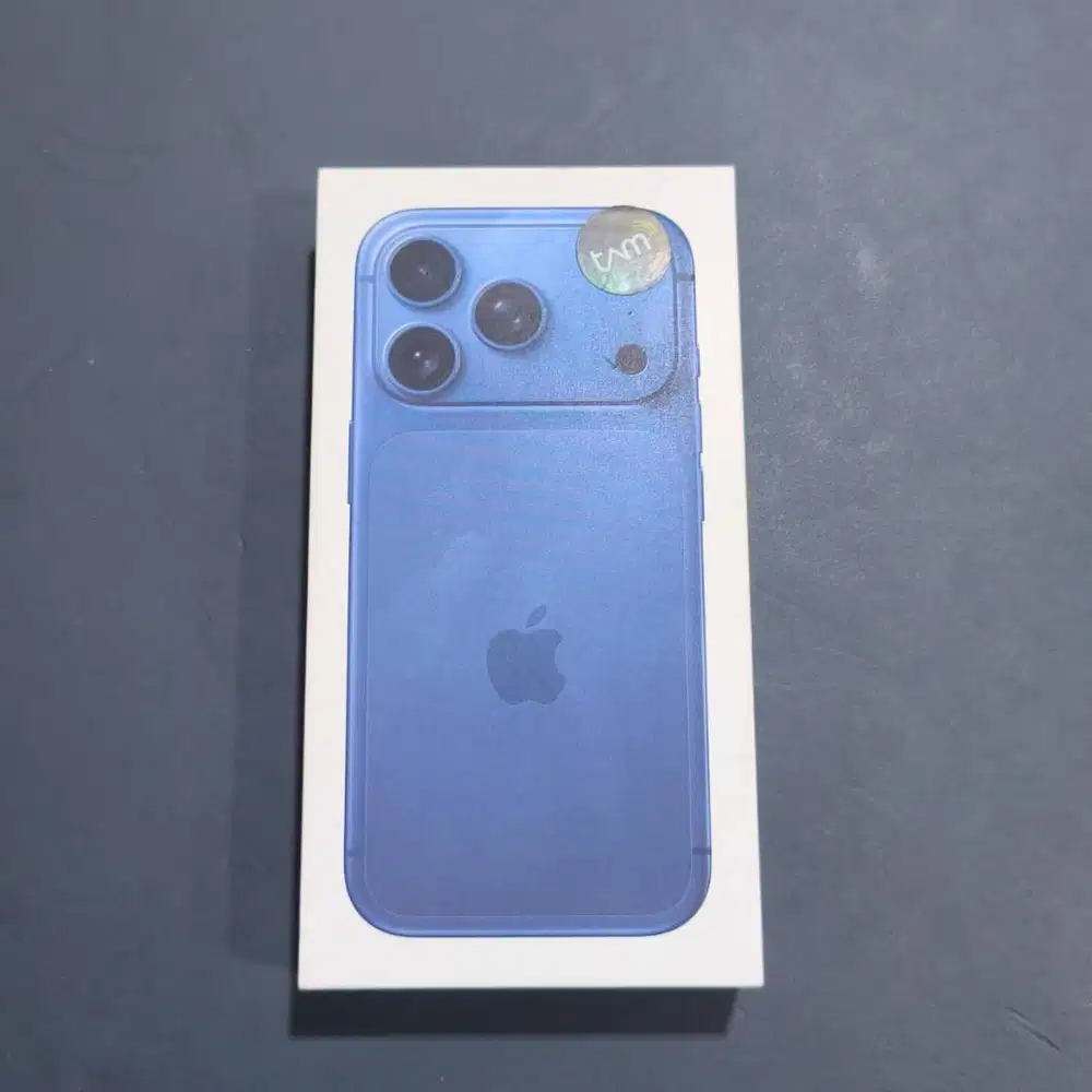 iPhone 17 Pro 256GB Deep Blue Baru Segel Garansi Resmi TAM