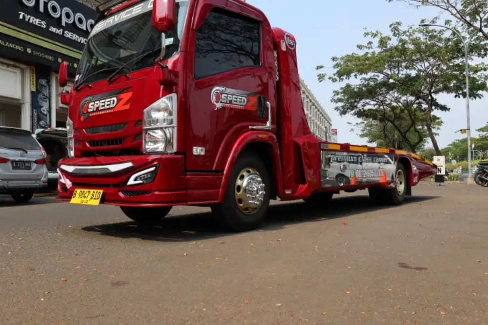 TRUK TOWING LONG SASIS
