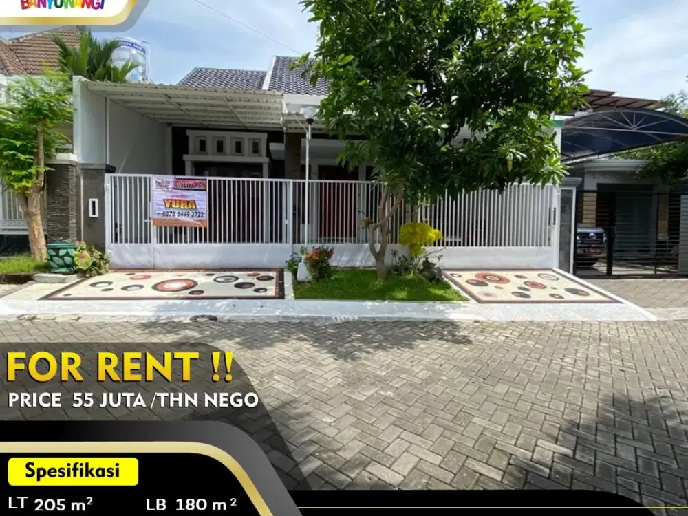 Disewakan Rumah Full Furniture di Mendut Regency - Banyuwangi Kota