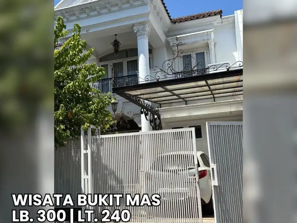 Wisata Bukit Mas Rumah Mewah 2 Lantai di Lidah Wetan Surabaya