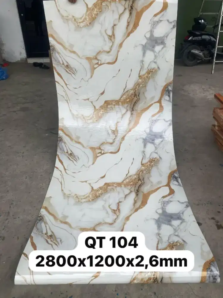 STICKER FOAM DINDING MOTIF MARMER 280X120