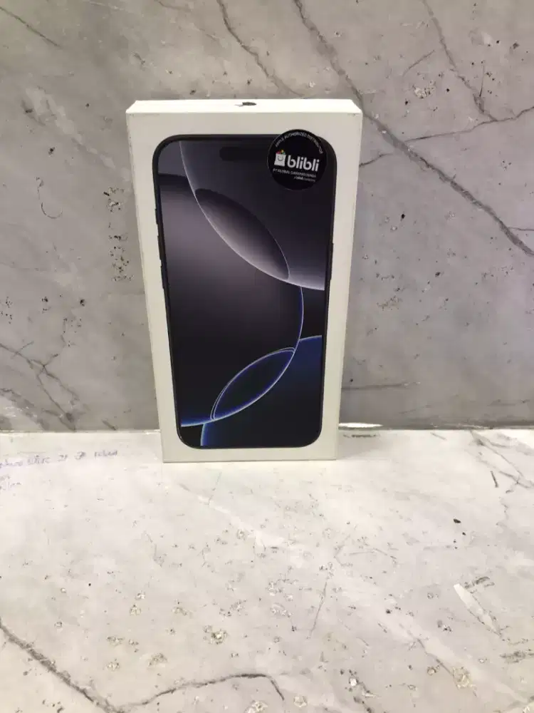 Di jual HP NEW IPHONE 16 PRO MAX BLACK TITANIUM 256GB IBOX