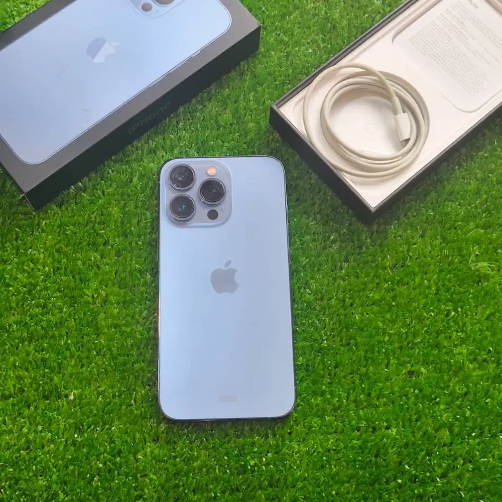 Iphone 13 pro 512Gb Sierra Blue BH 76% Ada lecet tipis di lcd Ex Resmi