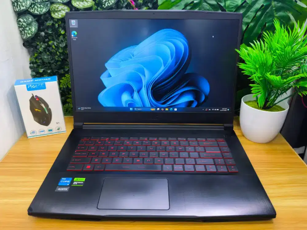 MSI GF63 
Ci5-12450H
RAM 16GB
SSD 512GB
RTX 4050 6GB