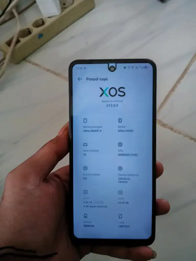 Infinix smart8 4+4/64
