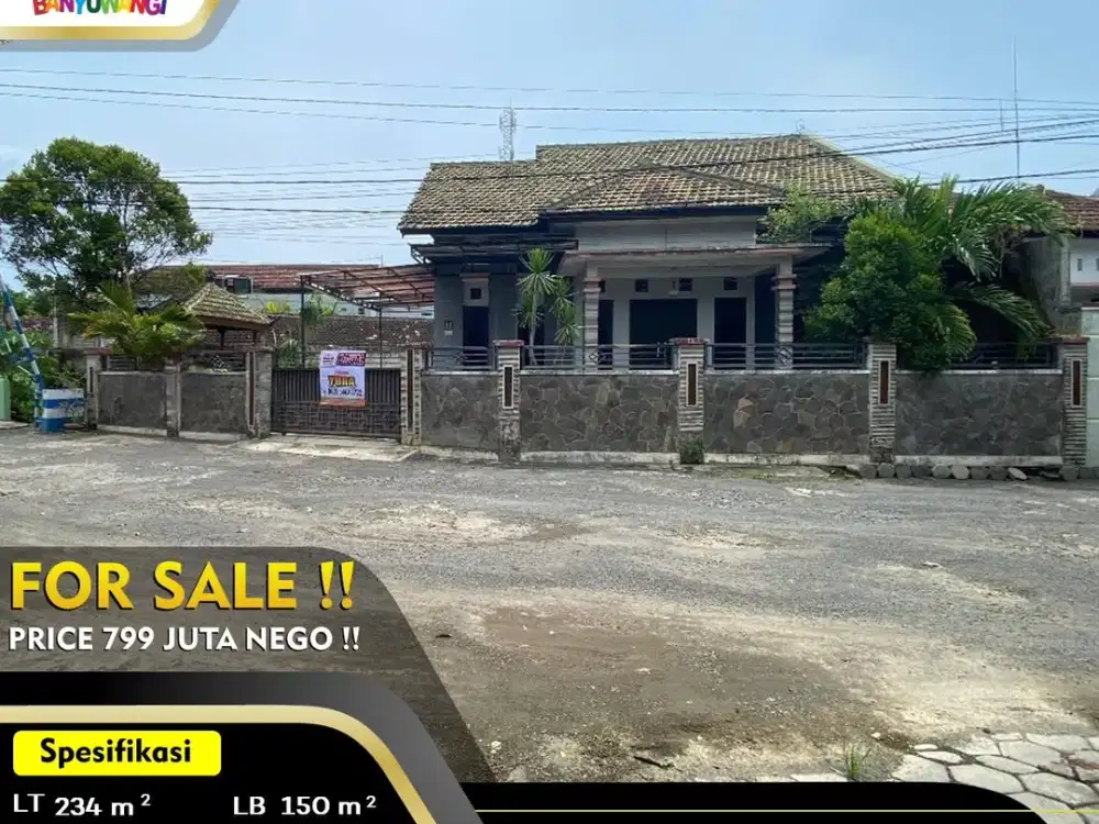 Dijual Tanah Bonus Bangunan - Banyuwangi Kota