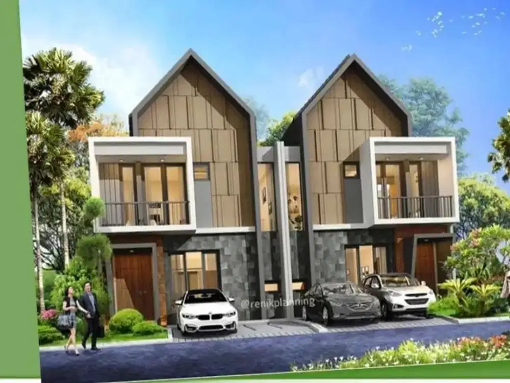 RUMAH DIJUAL BRAND NEW TOWN HOUSE PONDOK INDAH LOKASI DEKAT TOL