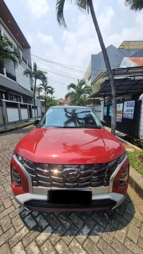 Hyundai Creta 1.5 Prime 2022 Bensin Plat B Ganjil Two Tone Red Black