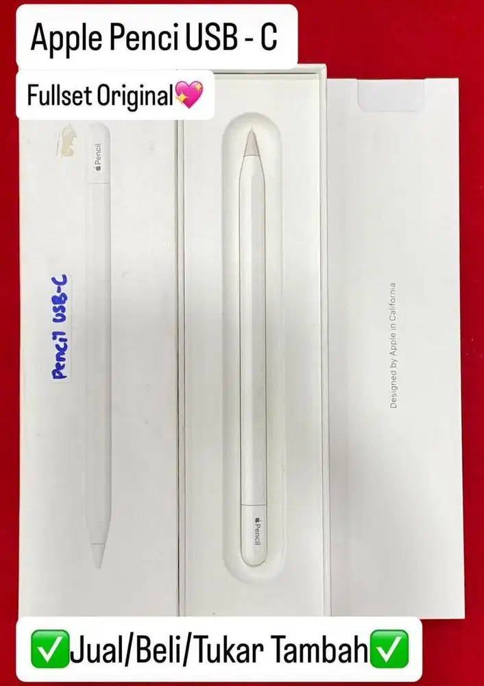 Apple Pencil USB C Fullset
