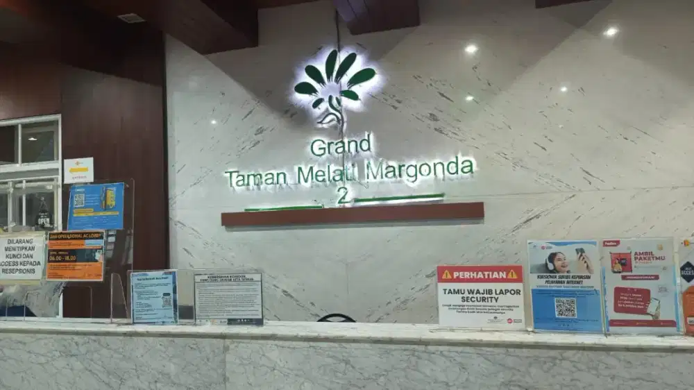 DIJUAL Apartemen GRAND TAMAN MELATI MARGONDA 2 DEPOK.
TYPE 1BR dan 2BR