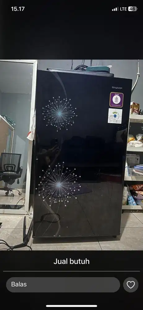 Kulkas 1 pintu sharp