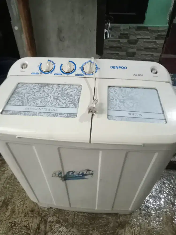Jual mesin cuci 2 tabung normal semua
