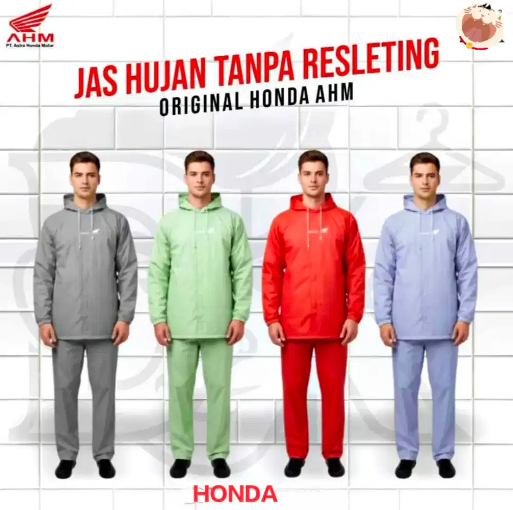 Jas hujan ori ahm honda