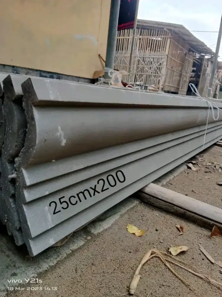 Lis profil beton minimalis ukuran 10cm panjang 2m