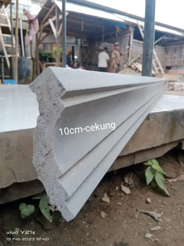 Lisprofil beton motip cekung uk 10cmx200cm