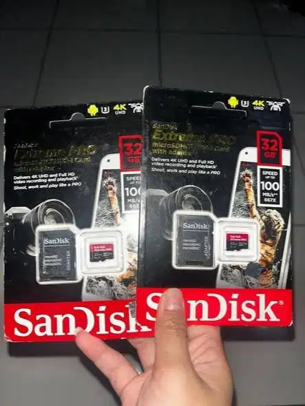 Memory Card SanDisk Extreme PRO 32GB, Sandisk Ultra 128GB, 64GB