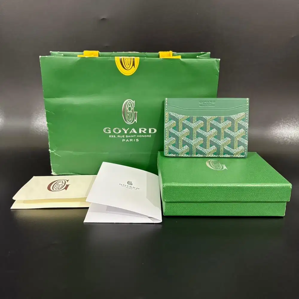 Goyard Saint Sulpice Green Card Holder NBU