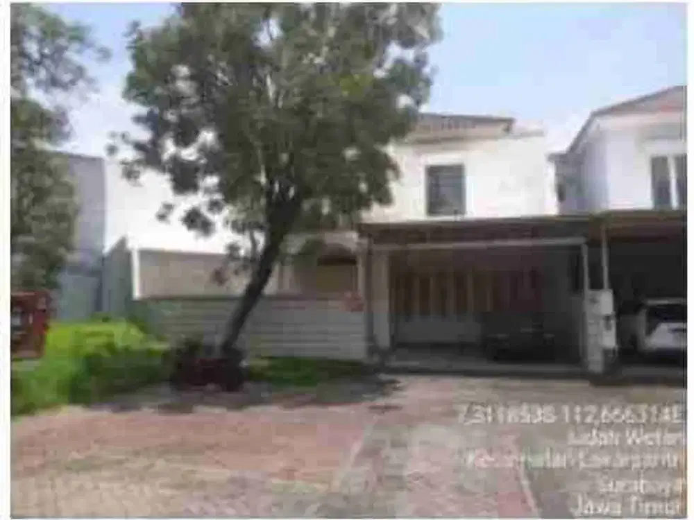 Dijual Via Lelang Perumahan Wisata Bukit Mas  Cluster Palais De Luxembourg,Surabaya