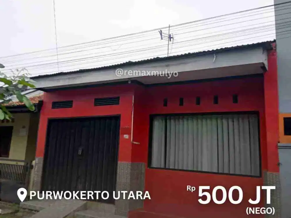 Dijual Rumah Siap Huni Minimalis Dekat Pusat Kota Area Purwokerto Utara