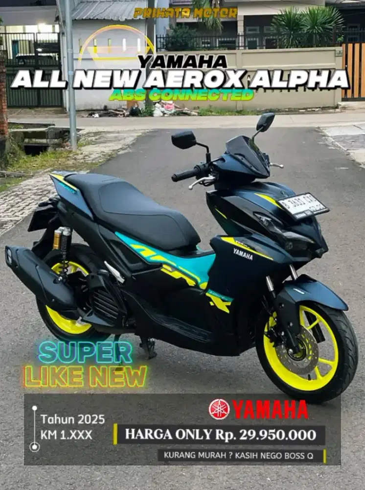 YAMAHA ALL NEW AEROX ALPHA ABS CONNECTED 2025