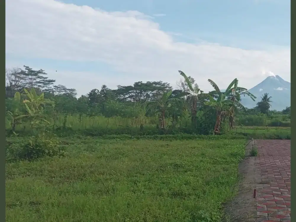 Tanah Jogja Tepi Jalan Aspal Barat Jl Kaliurang Km 9