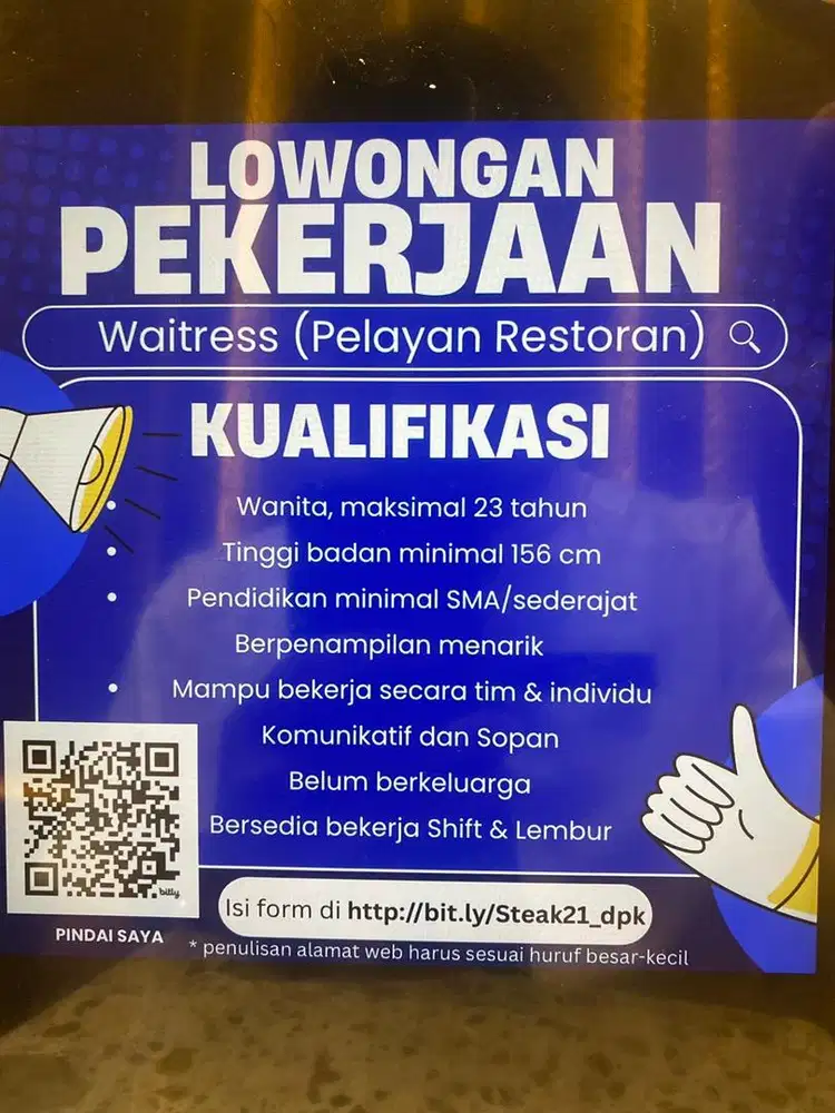 Loker Restoran untuk wanita