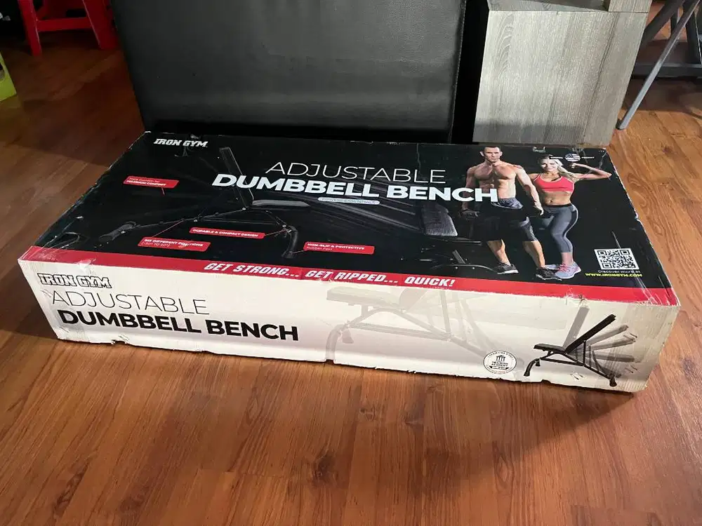 Ace - Adjustable Iron Gym Dumbell  Bench.