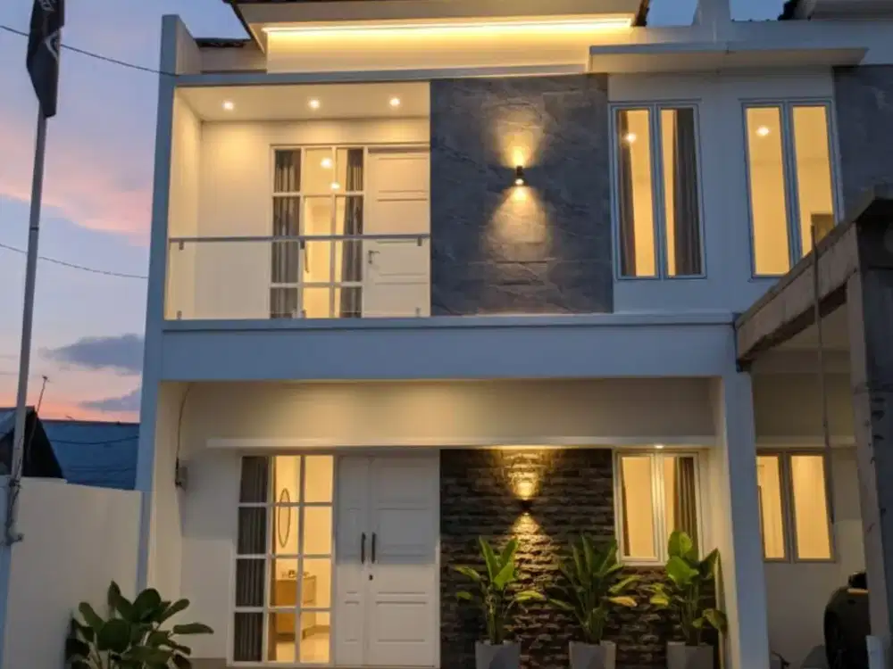 Rumah cluster modern lokasi super strategis di Jatibening harga 1 M All In Free Biaya2