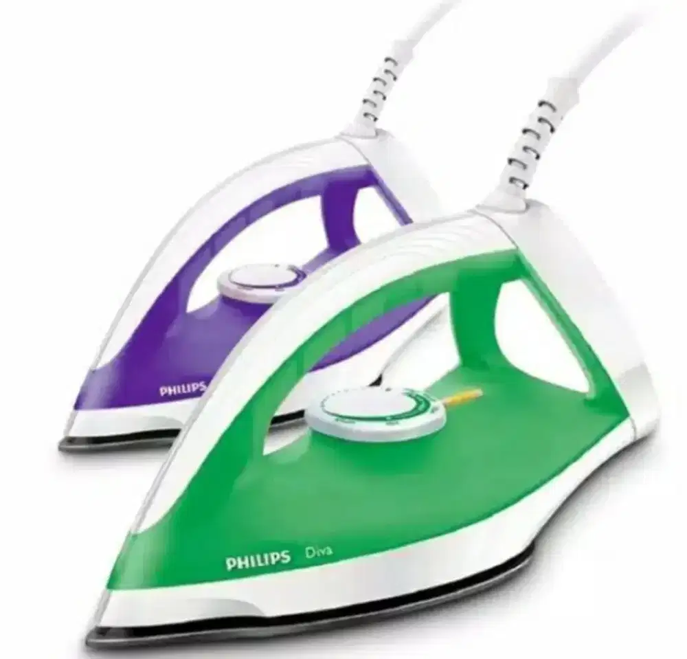 Setrika Philips Diva Gc 122 / gc122 warna pink hijau dan ungu Original
