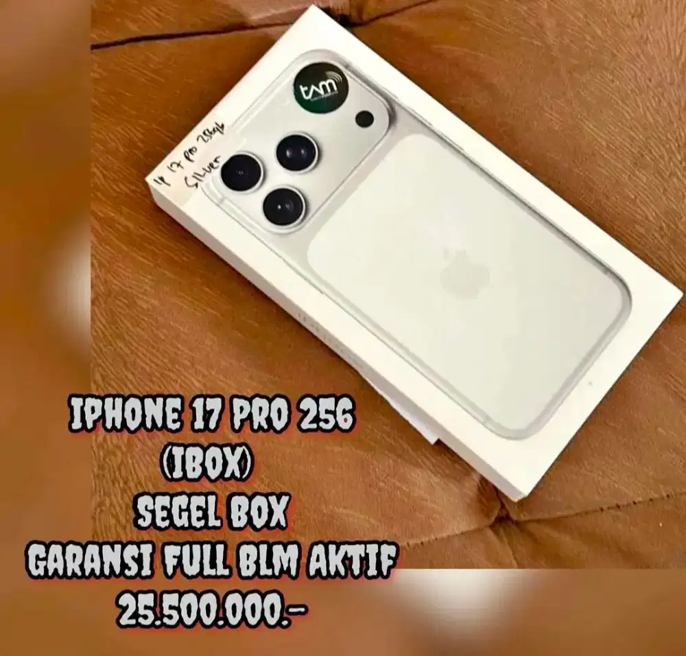 Iphone 17 Pro 256 (iBox) Segel Box